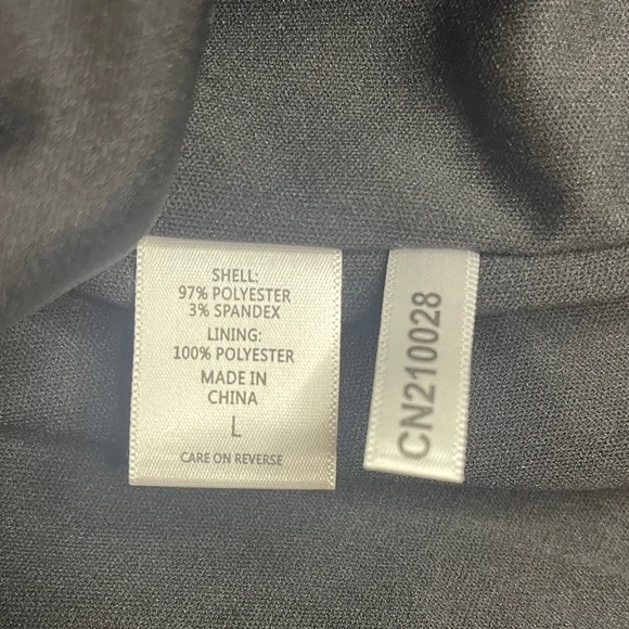 New York & Company Black strapless Dress with Cream Cascading Rosette- NWT- Larg - Picture 6 of 10